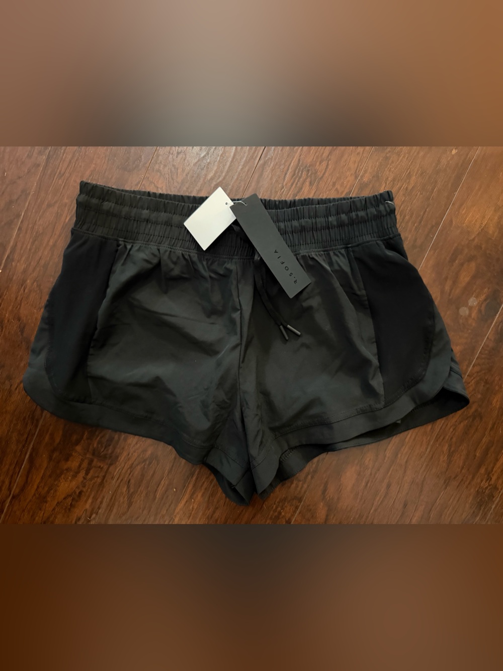 Vince Active Black Athletic Running Shorts
